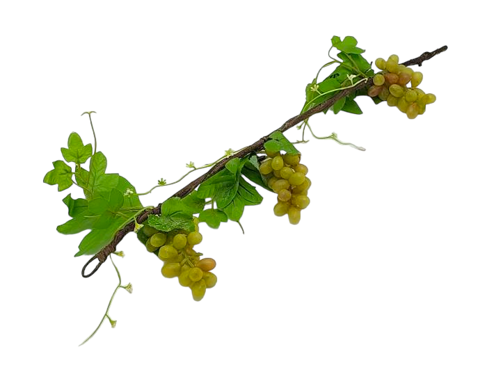Искусственная ветка винограда 58 см 3 шт. (438601207)
