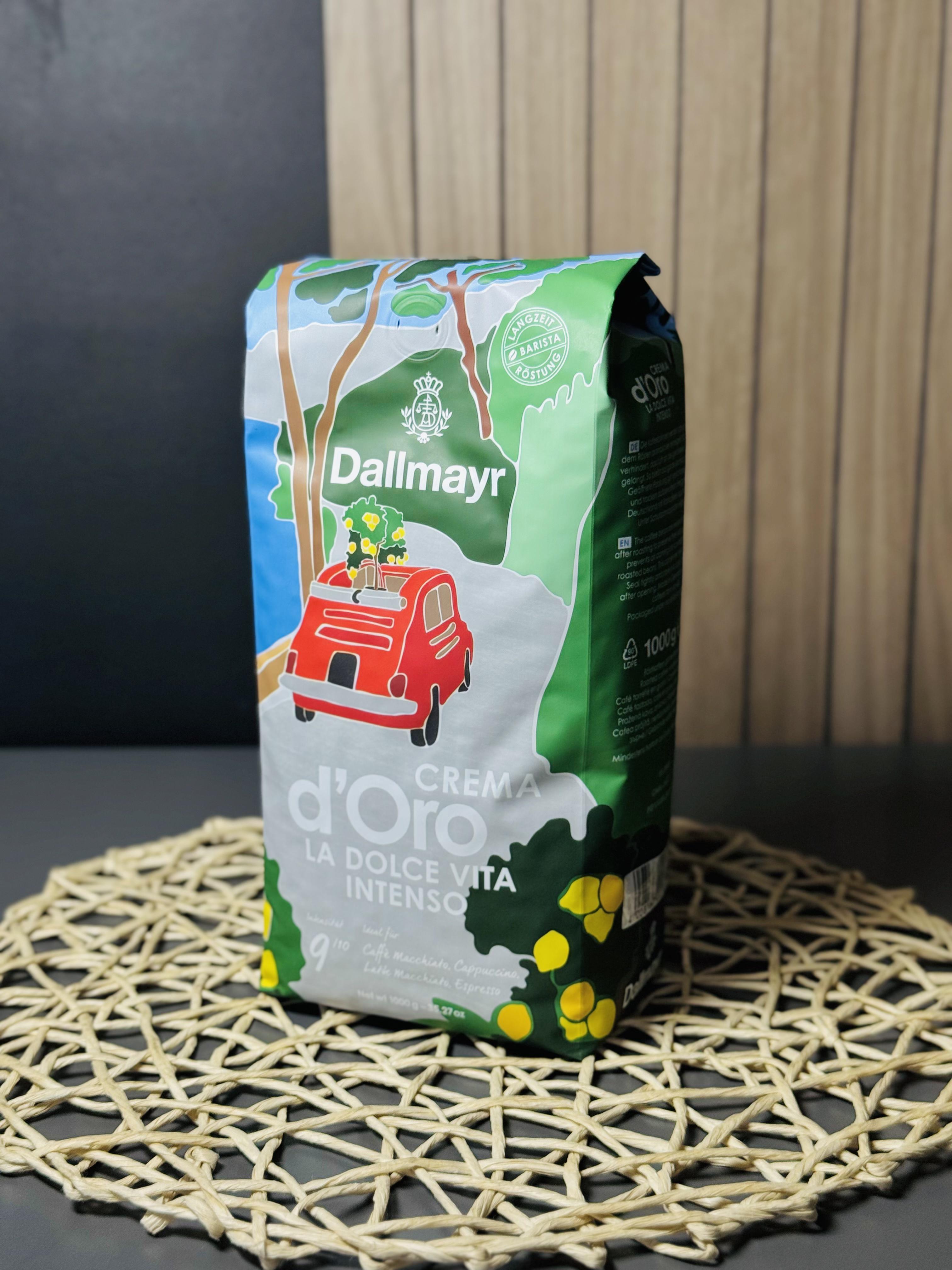 Кава в зернах Dallmayr Crema d`Oro La Dolce Vita Intenso 1 кг