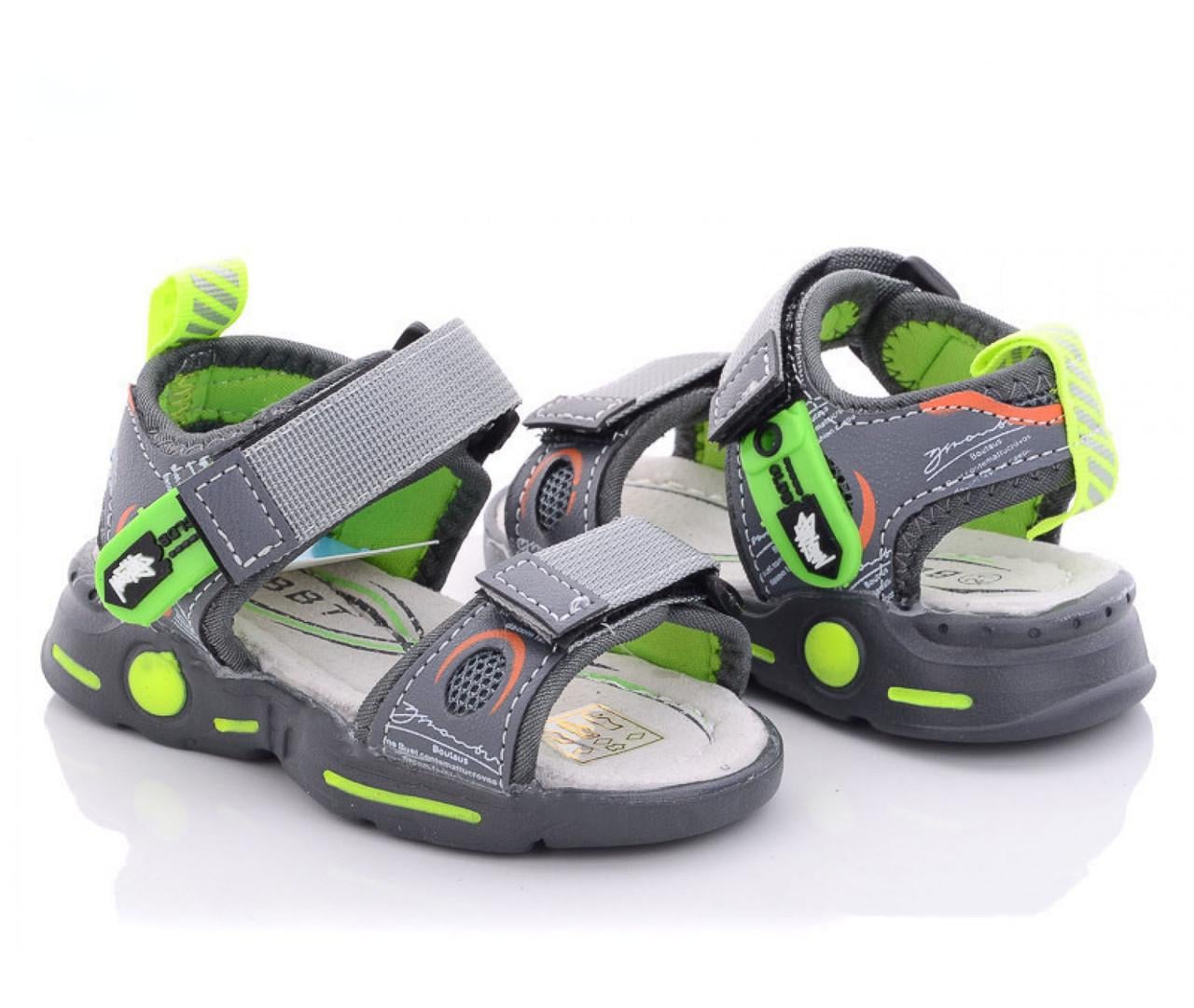 Сандали для мальчиков BBT Kids L56203/23 р. 23 Серый