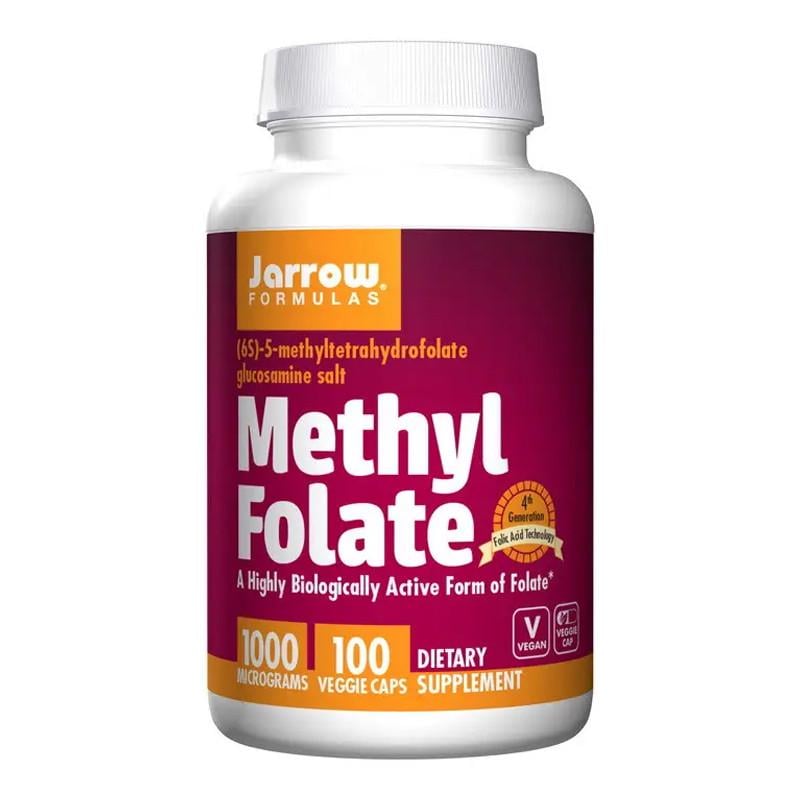 Метилфолат Jarrow Formulas Methyl Folate 1000 mcg 100 вега-капс. (18574-01)