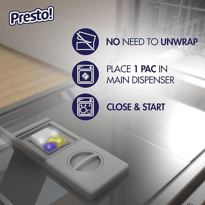Капсули для посудомийної машини Presto Triple Action з ароматом лимону 90 шт. - фото 6