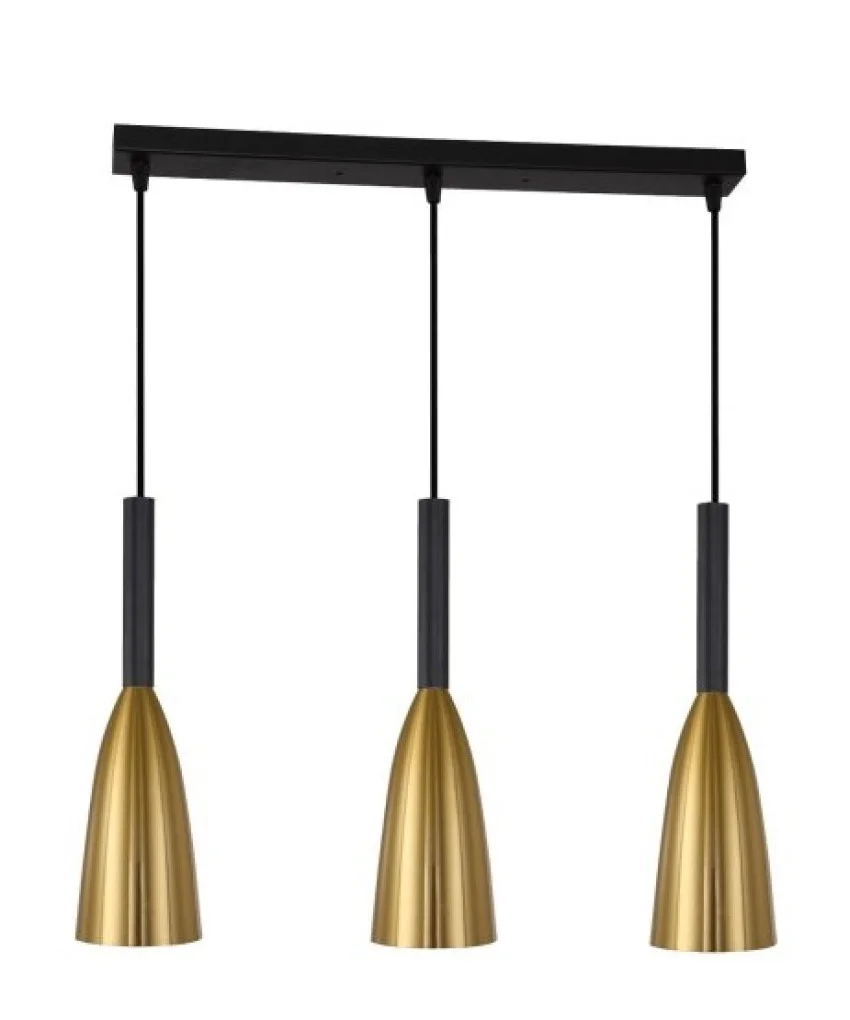 Підвісний світильник SOLEDESIGN Golden Cono Line E27 40W Золотий/Чорний (SDLC-00098)