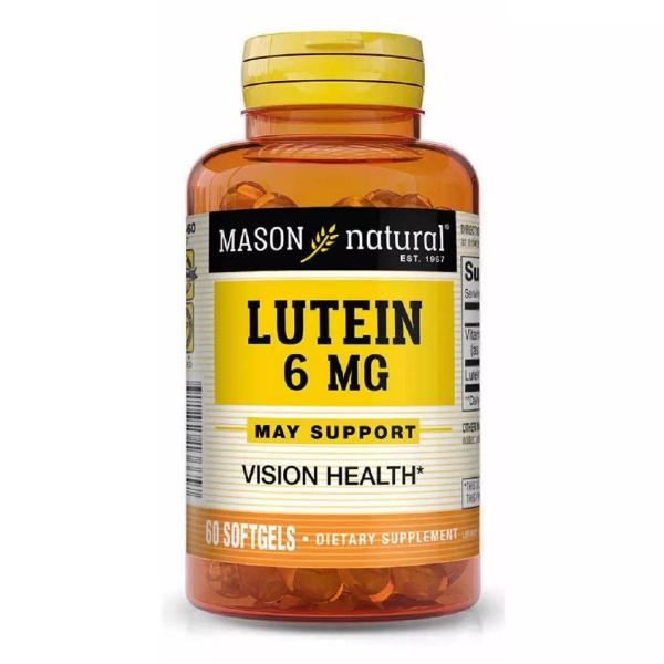 Натуральна добавка з лютеїном Mason Natural Lutein 6 мг 60 капс. (000021130)