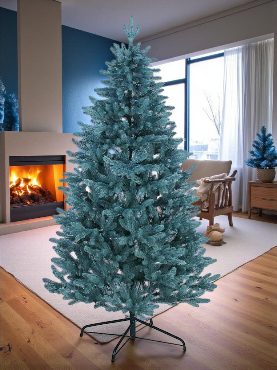 Штучна ялинка Фабрика Різдво Еліт лита 180 см Блакитний