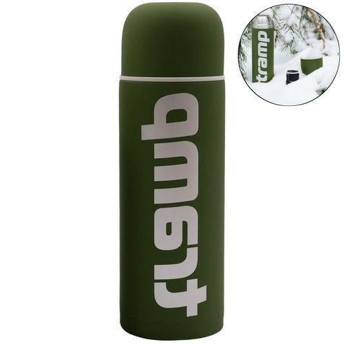 Термос Tramp Soft Touch 0,75 л 25х9х9 см Хакі (UTRC-108) - фото 2