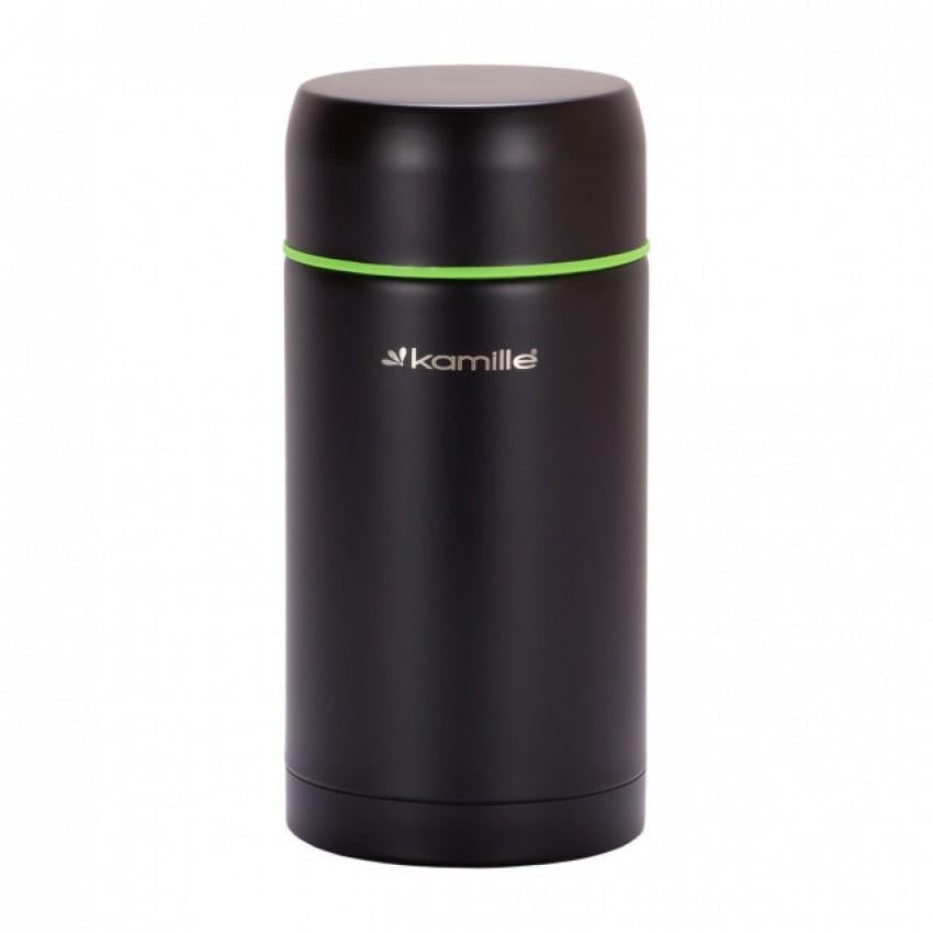 Термос пищевой Kamille КМ-2093 из нержавеющей стали 1000 мл (1728852646) - фото 2 Термос пищевой Kamille КМ-2093 из нержавеющей стали 1000 мл (1728852646) - фото 2