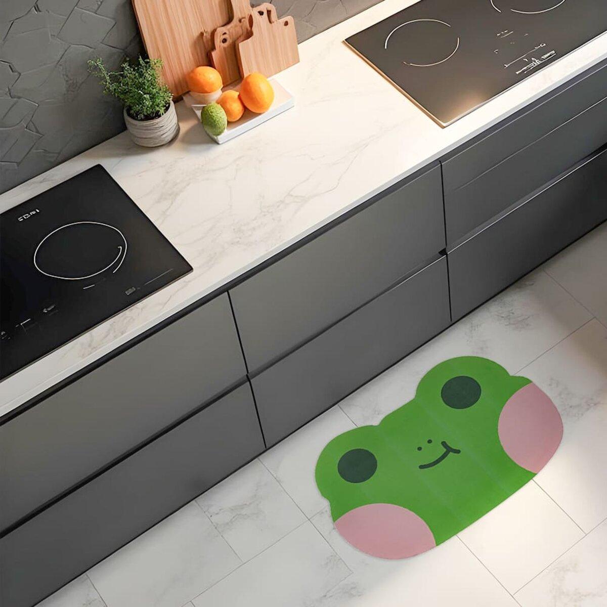 Коврик влагопоглощающий Жабка 40х60х3 мм (SW-00002560) - фото 6 Коврик влагопоглощающий Жабка 40х60х3 мм (SW-00002560) - фото 6