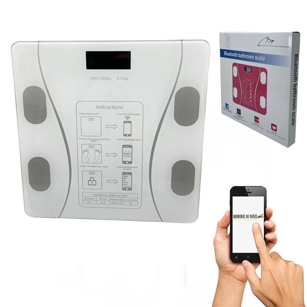 Розумні підлогові ваги Bluetooth Чорний (120.707) - фото 7 Розумні підлогові ваги Bluetooth Чорний (120.707) - фото 7