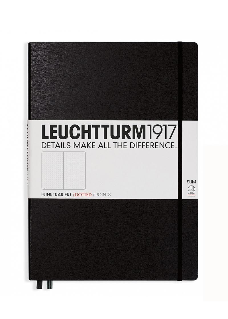 Блокнот Leuchtturm1917 Master Slim A4+ крапка Чорний (321149)