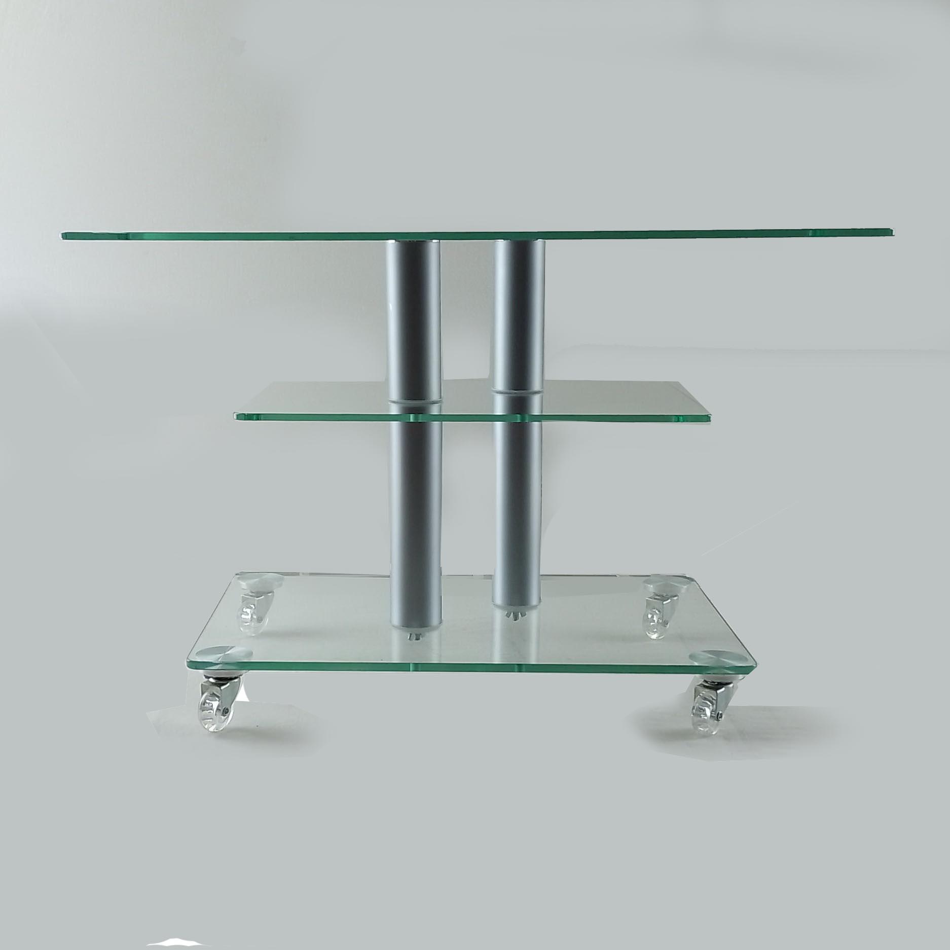 Стол журнальный стеклянный Commus Bravo Standart MX P8 ccc 2alm60 Прозрачный/Белый (433320257) - фото 4 Стол журнальный стеклянный Commus Bravo Standart MX P8 ccc 2alm60 Прозрачный/Белый (433320257) - фото 4