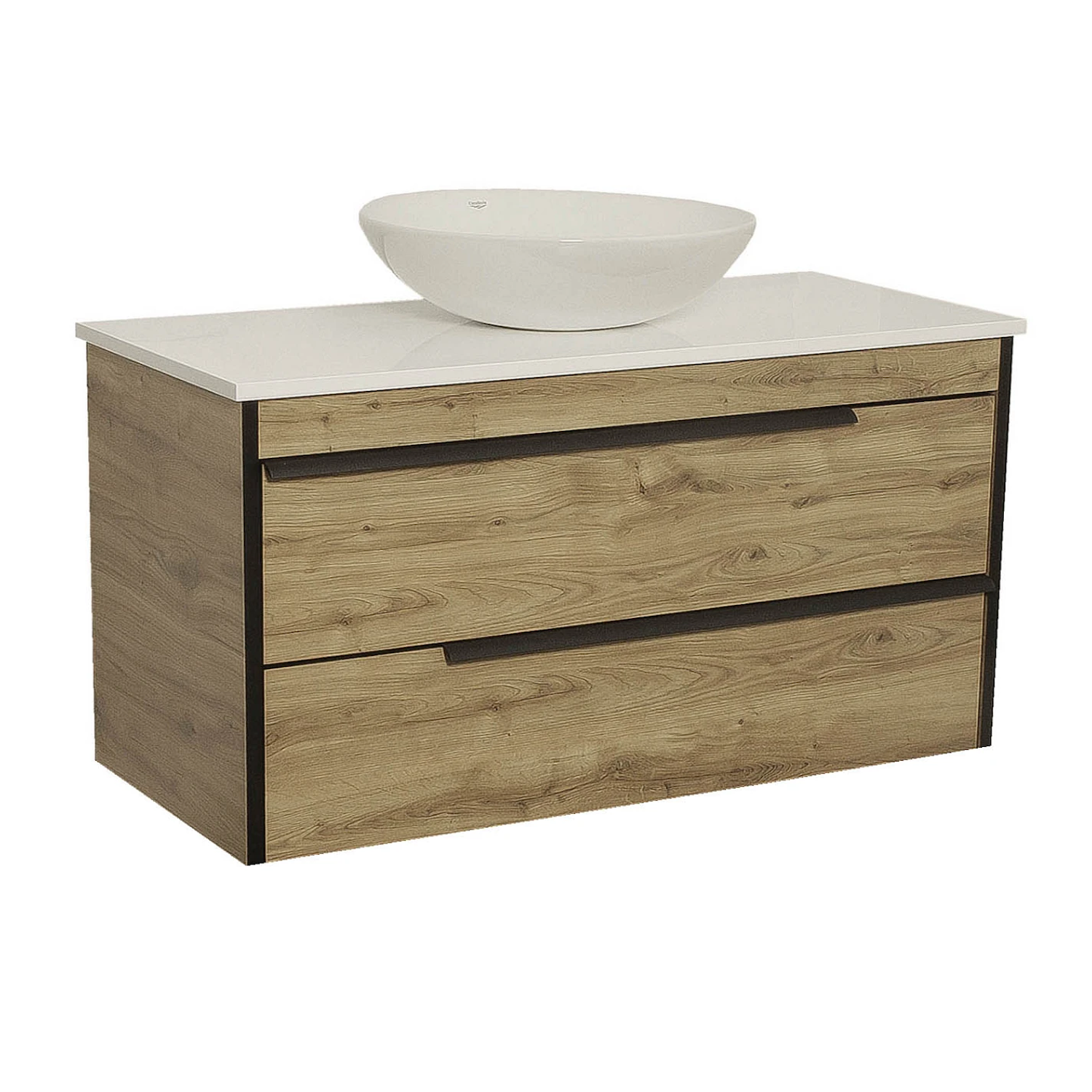 Тумба у ванну Aqua Rodos Лофт Нео 100x45 підвісна без умивальника Дерево (АР000051882)