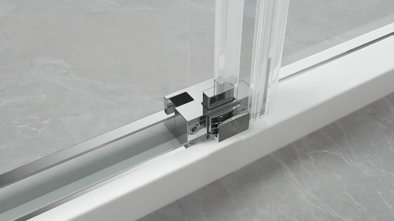 Душевая кабина без поддона KOER SR SC03-100x100x200-TR-01 прозрачное стекло Easy Clean 6 мм Хром (KR5357) - фото 6 Душевая кабина без поддона KOER SR SC03-100x100x200-TR-01 прозрачное стекло Easy Clean 6 мм Хром (KR5357) - фото 6