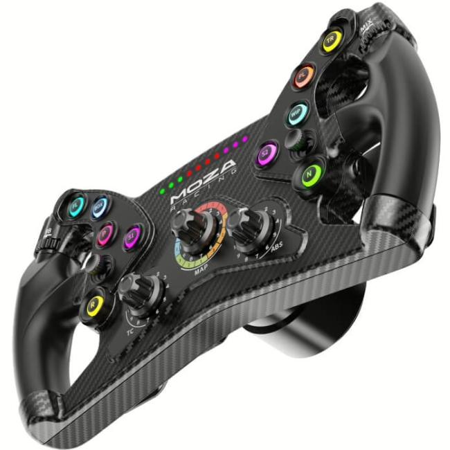 Ігрове кермо Moza Racing KS Steering для PC 30 см 10кн R GB Black (RS047) - фото 4