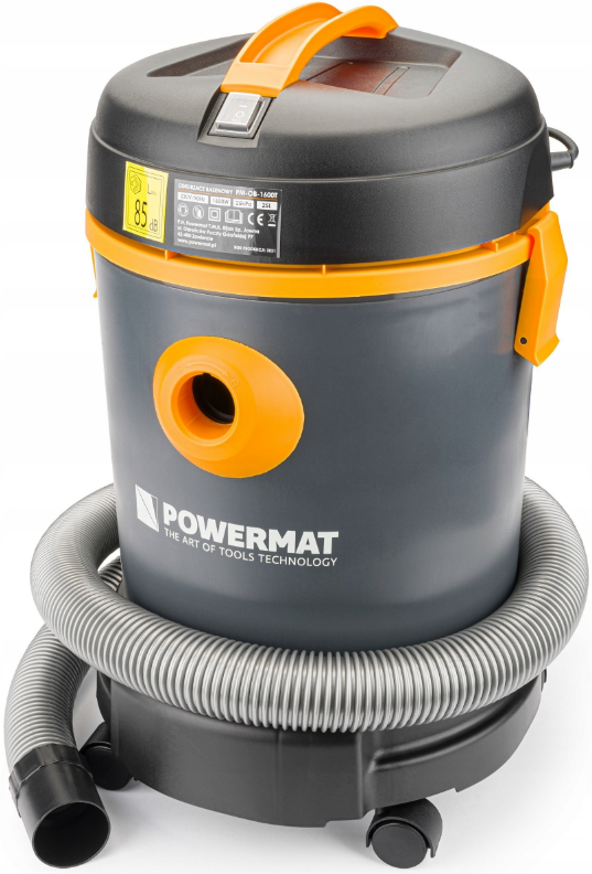 Пылесос промышленный Powermat 1600 Вт 25 л - фото 3 Пылесос промышленный Powermat 1600 Вт 25 л - фото 3
