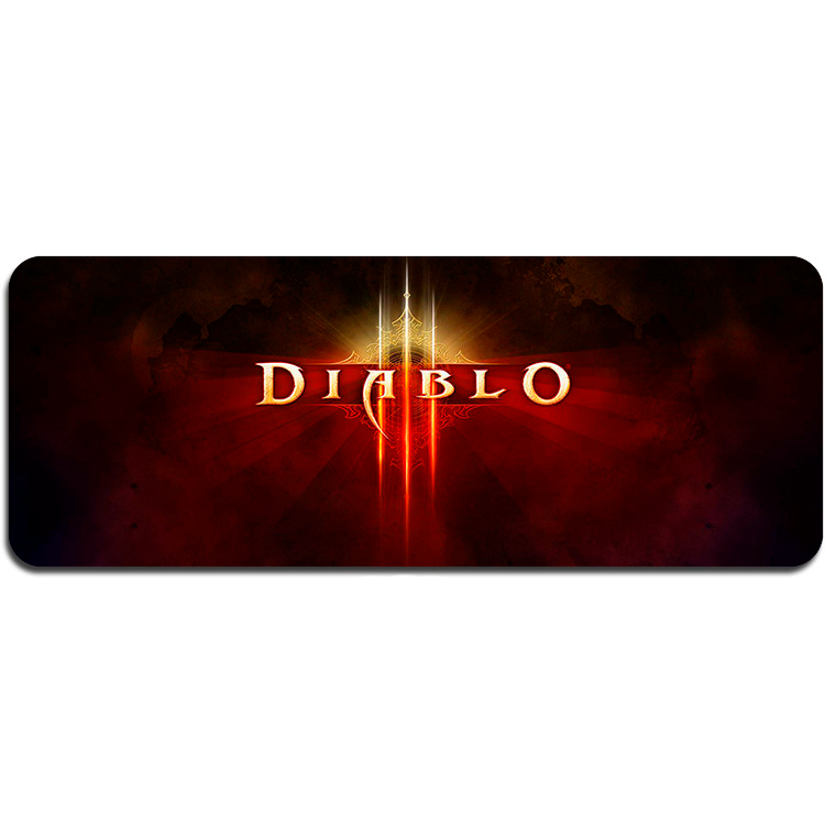 Коврик тканевый Diablo6 с прошивкой 2х400x900 мм (YUT_V7506)