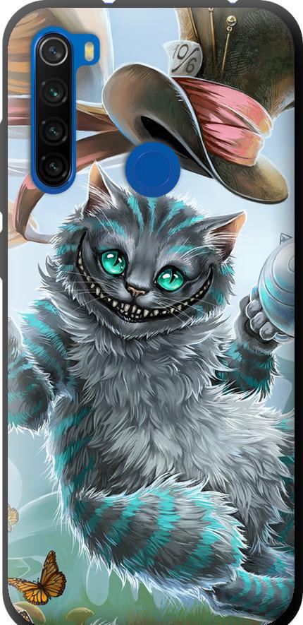 Чехол на Xiaomi Redmi Note 8T Чеширский кот 2 (3993b-1818-42517) Чехол на Xiaomi Redmi Note 8T Чеширский кот 2 (3993b-1818-42517)