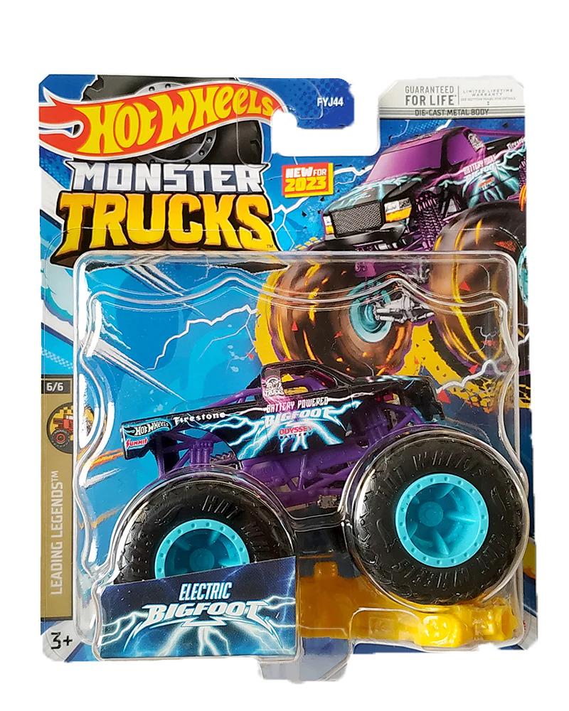 Машинка-внедорожник Hot Wheels Monster truck Connect И Crash Electric Bigfoot 1:64 Фиолетовый (12948083)