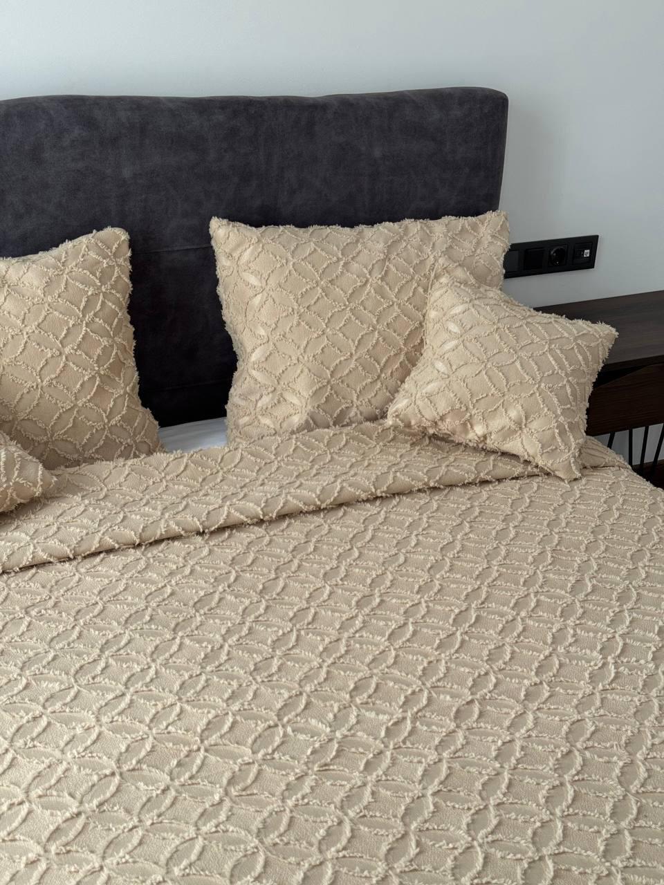 Покрывало Фрея 220x250 см Бежевый (21621-4-220x250cm) - фото 12