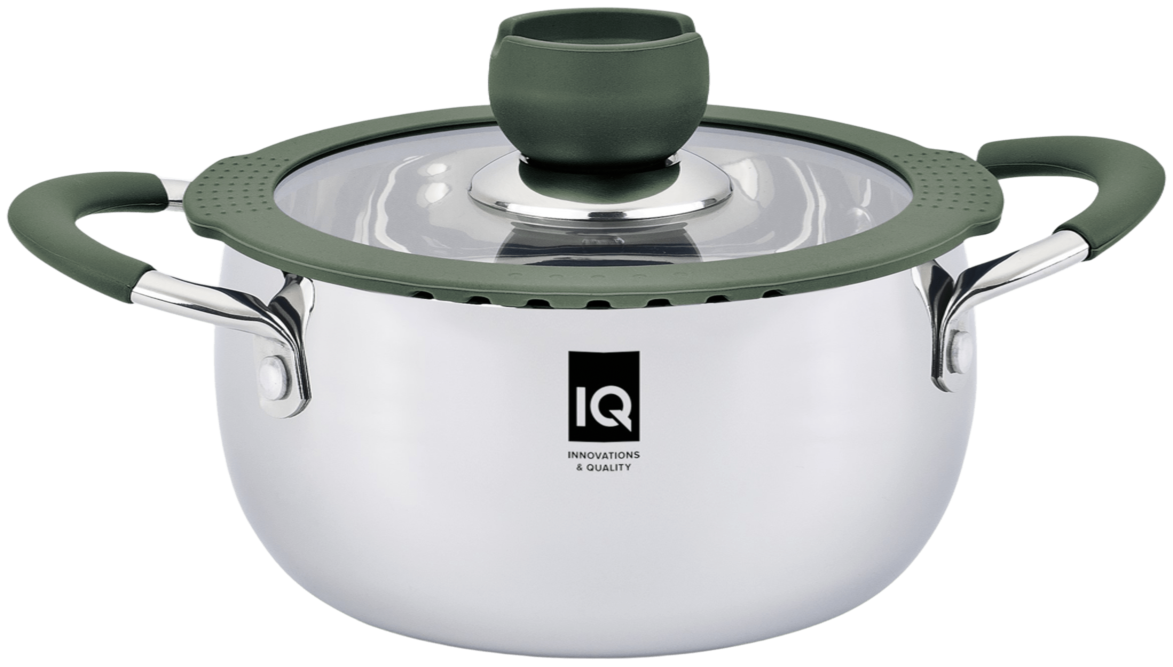 Каструля IQ Be Trendy 24 см 6,1 л з кришкою (UG-IQ-2044-24*) Каструля IQ Be Trendy 24 см 6,1 л з кришкою (UG-IQ-2044-24*)