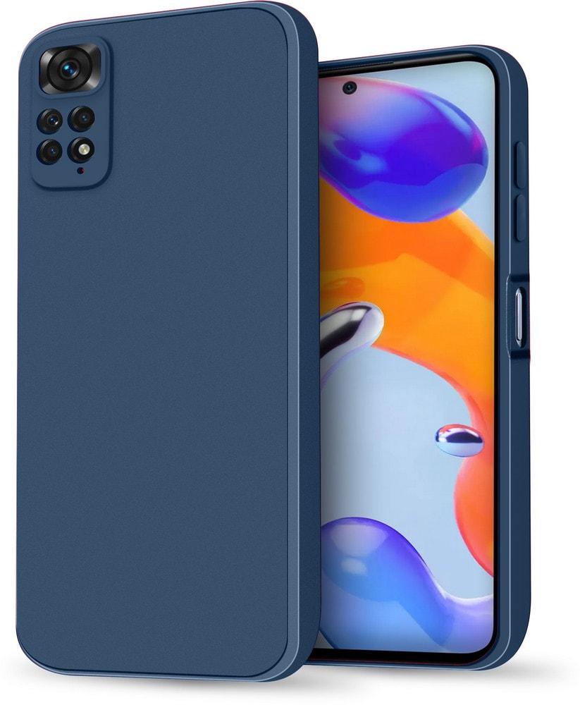 Силиконовый чехол HardCorner Xiaomi Redmi Note 11 Pro (4G/5G) (с микрофиброй) Blue (35419-28)