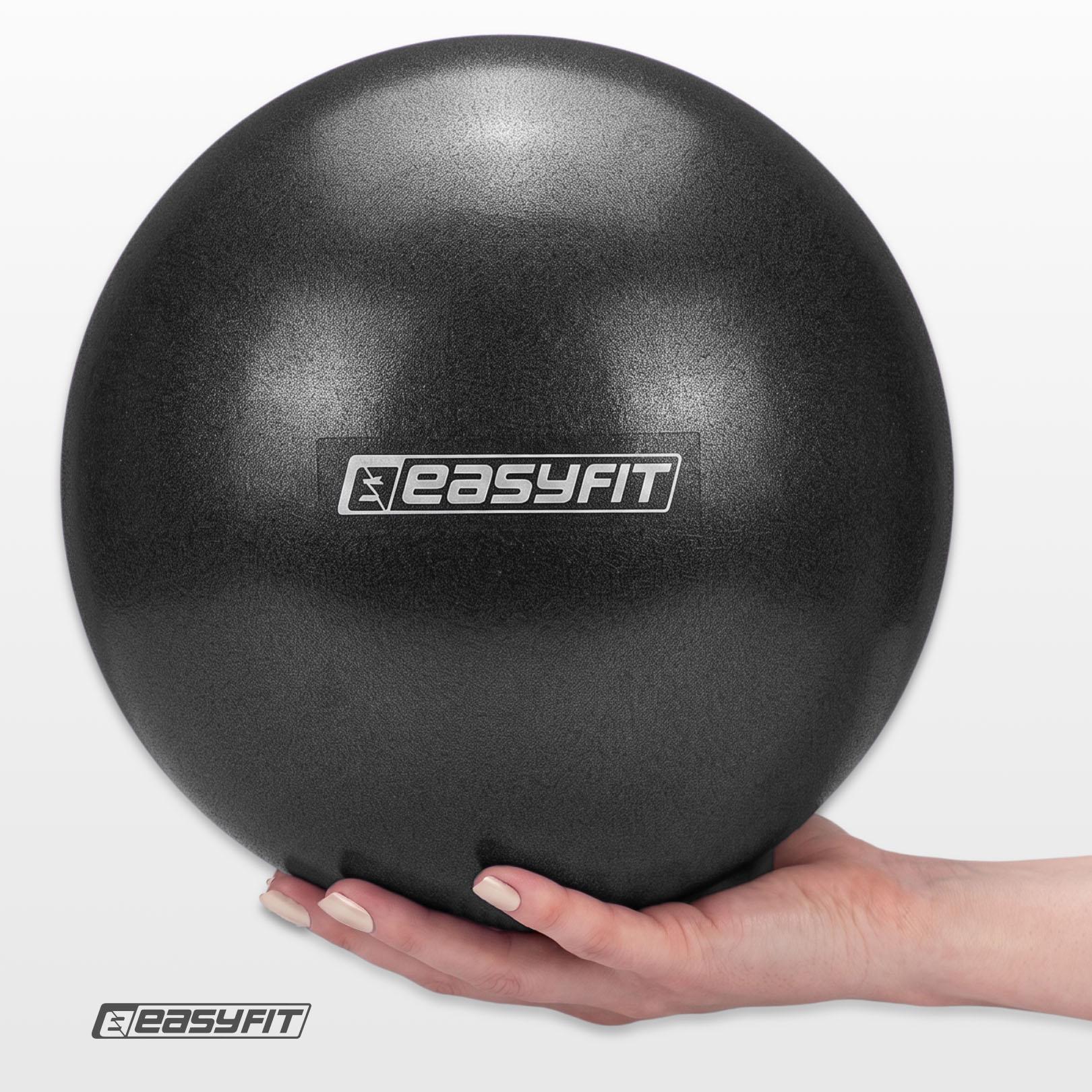 Мяч для пилатеса EasyFit 25 см Черный (28659) - фото 8