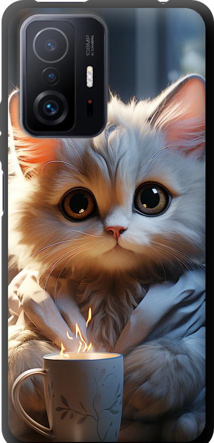 Чехол на Xiaomi 11T White cat (5646b-2487-42517)