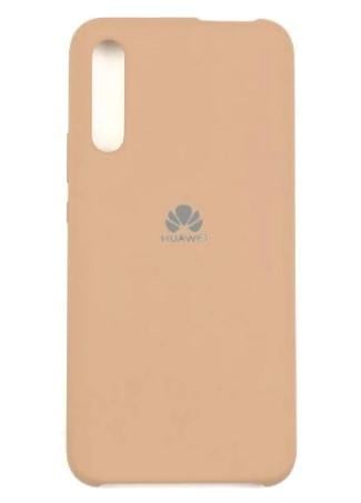 Чехол силиконовый Silicone Case для Huawei P Smart 2019 pink-sand