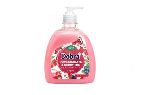 Крем-мыло жидкое Dobra Гранат-ягоды 500 мл