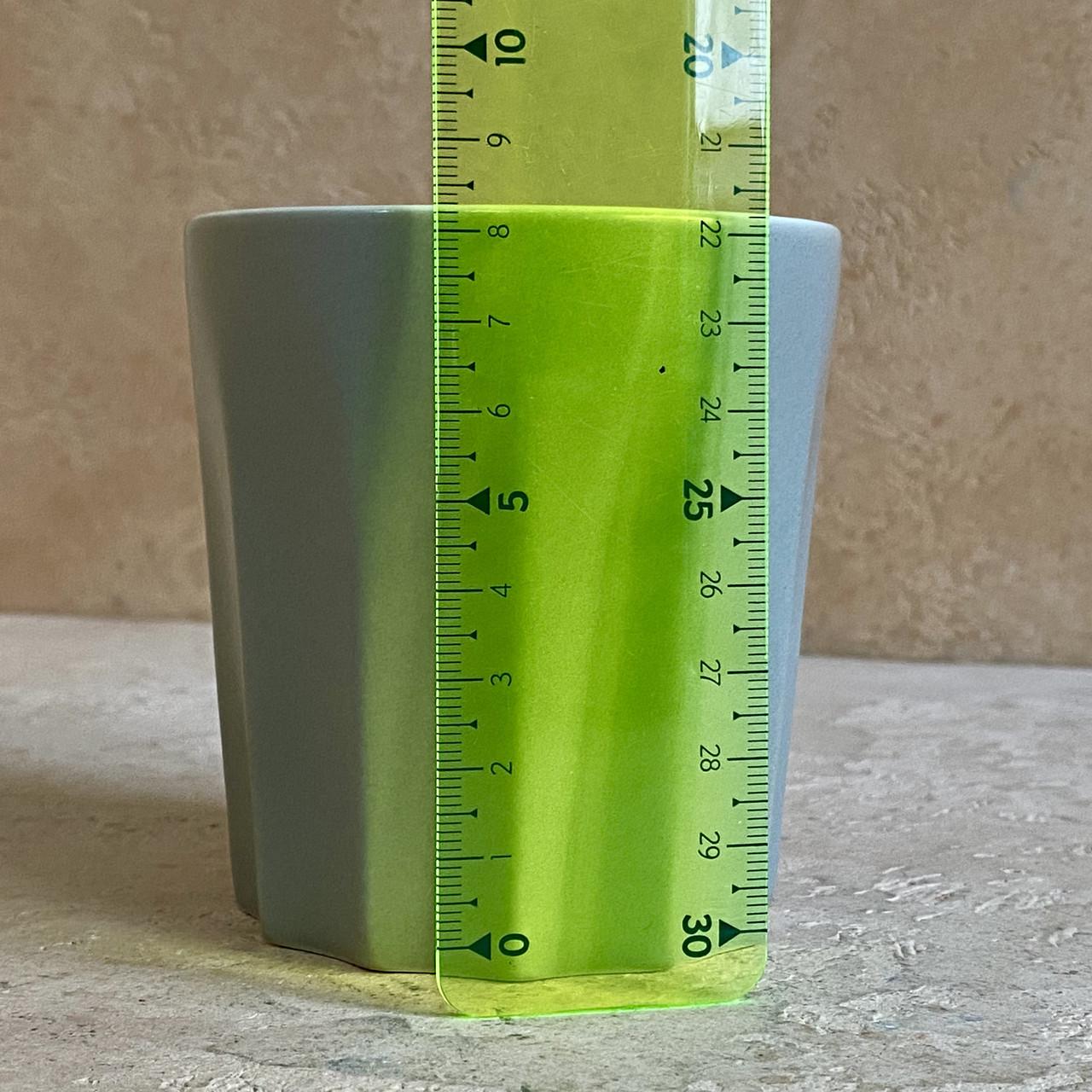 Чашка керамическая без ручки Стейт 250 мл Серый (21-сір-О8030-76) - фото 6