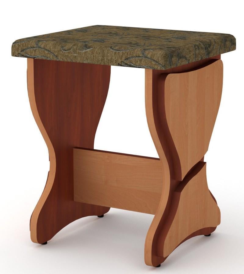 Табурет кухоний з накладкою МебліКо Т-3 36х33х42 см Вільха (k-2803-5)