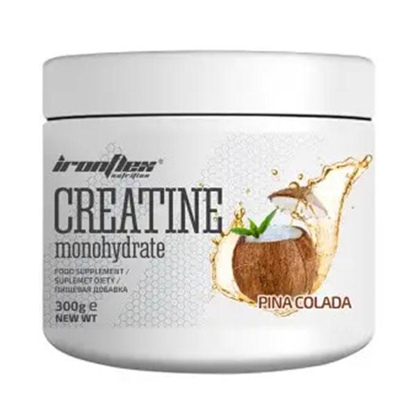 Креатин моногидрат IronFlex Creatine Monohydrate 300 г 120 порций Pina Colada (000024766)