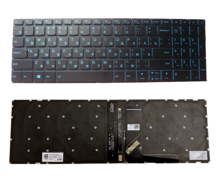 Клавиатура Lenovo для моделей ноутбуков IdeaPad Gaming L340-15, L340-17 с подсветкой Blue (10034)