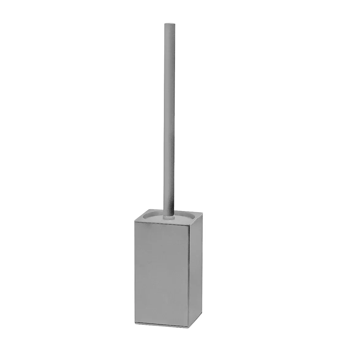 Ершик для унитаза VBI QUADRO напольный Nickel (VBI-040121NI)