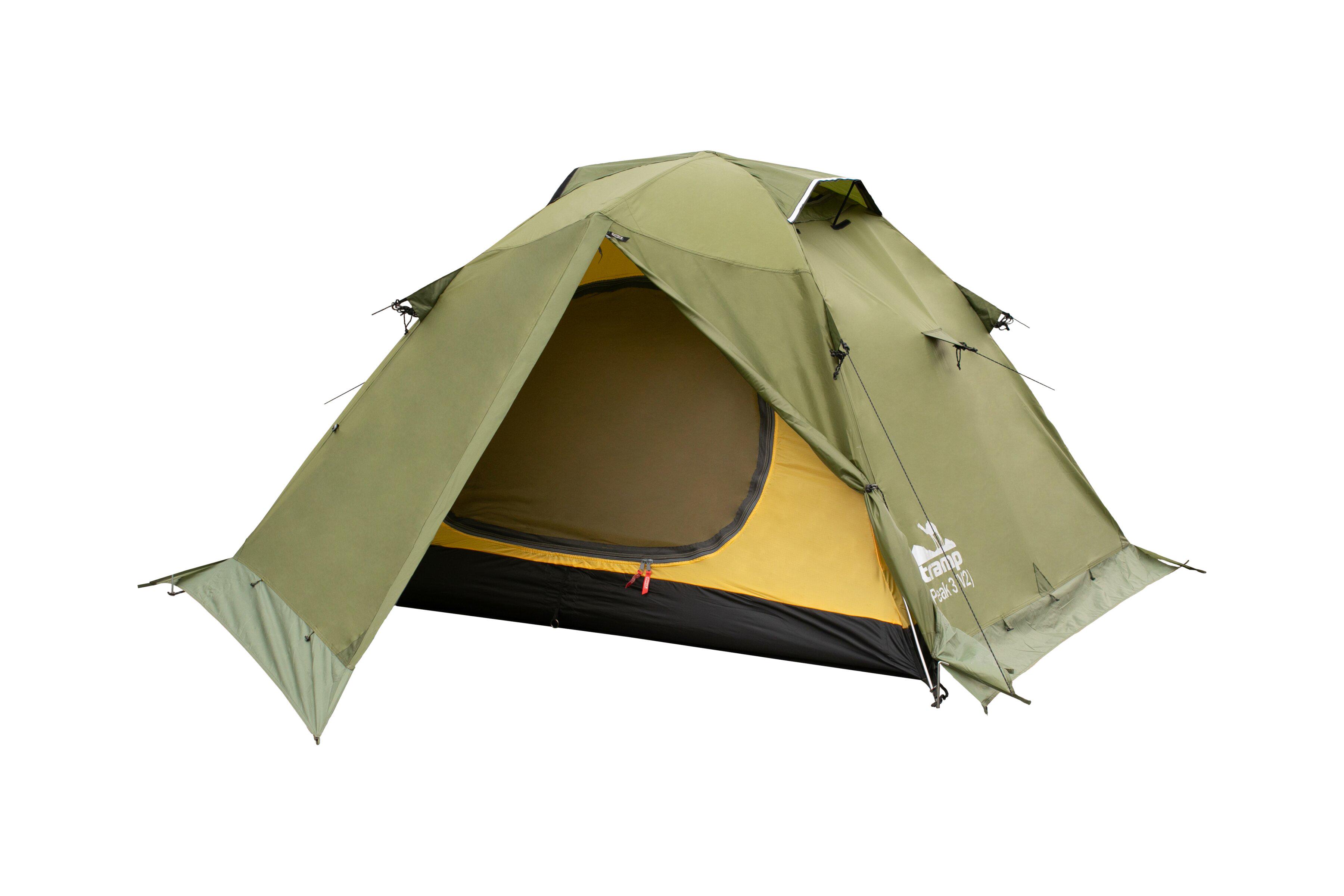 Палатка экспедиционная Tramp Peak 3 Green (TRT-026-green)