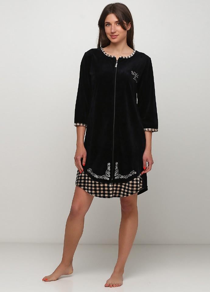 Халат Wild Love M Черный (20737)