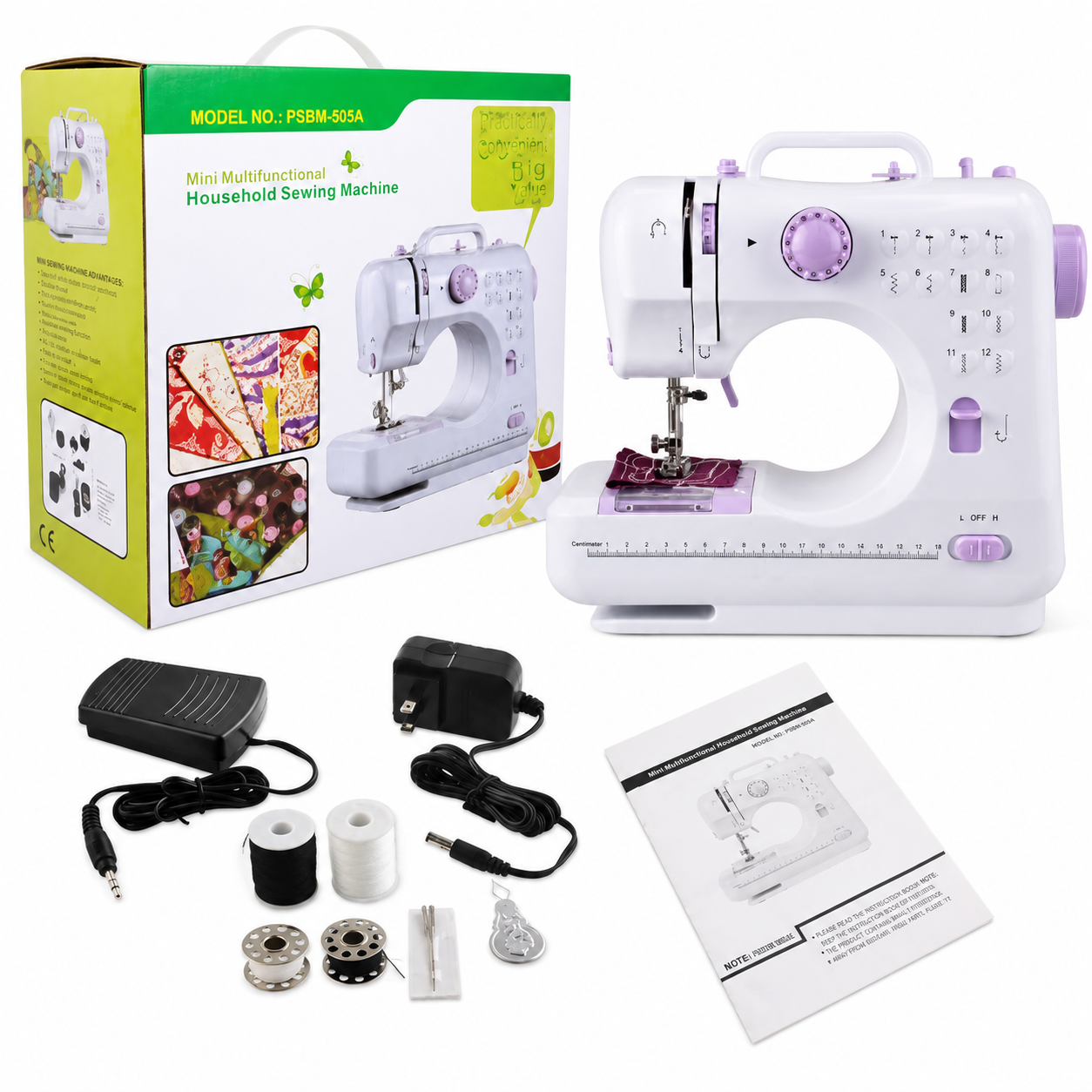 Швейна машинка Sewing Machine 505 12 програм