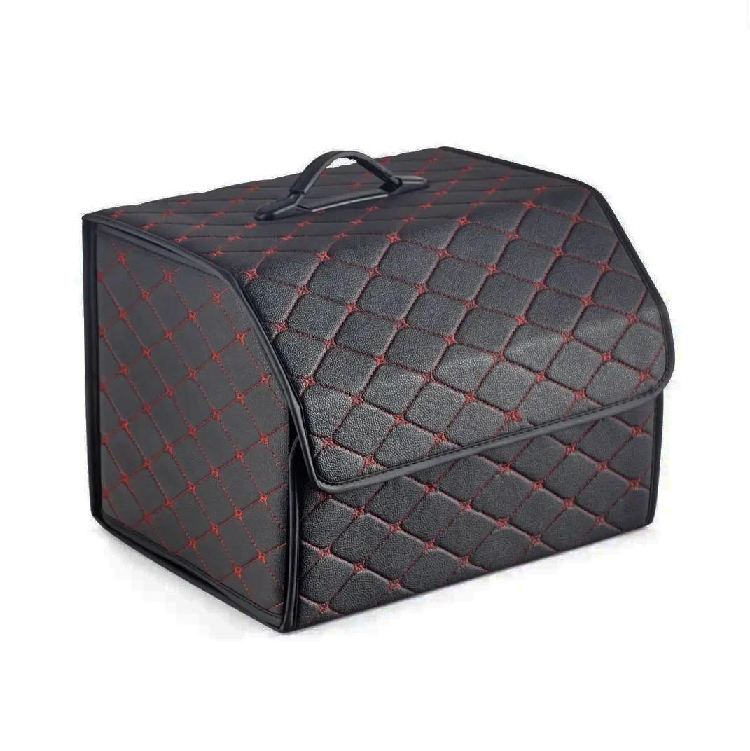 Органайзер автомобільний Primolux ORG-02 саквояж у багажник 40x31x28 см - Black/Red - фото 2