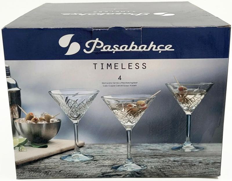 Набір фужерів Pasabahce Timeless для мартіні 4 шт. 230 мл - фото 5 Набір фужерів Pasabahce Timeless для мартіні 4 шт. 230 мл - фото 5