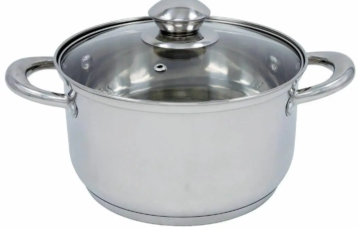 Каструля Bohmann з нержавіючої сталі і скляною кришкою 5,8 л (BH 0805-26)