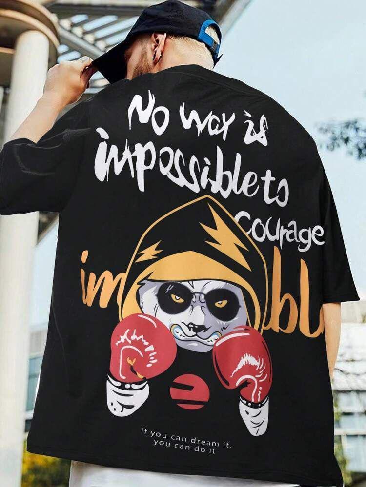 Футболка мужская с принтом Pin-000-652 повседневная M Черный (2634326248) Футболка мужская с принтом Pin-000-652 повседневная M Черный (2634326248)