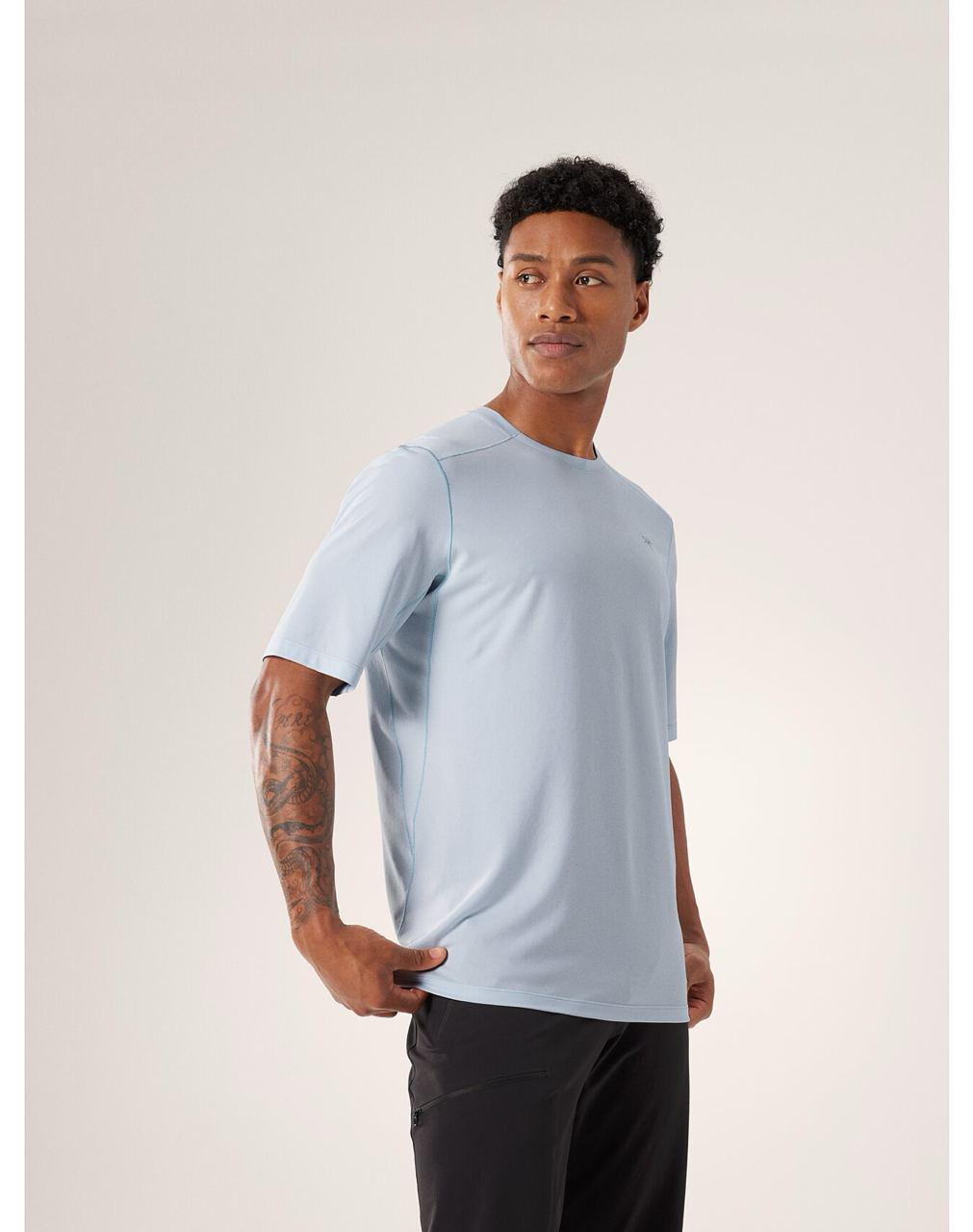 Футболка Arcteryx Cormac Crew Neck Shirt Ss Men's Daybreak Heather L (Х000007664-DH-L) - фото 4