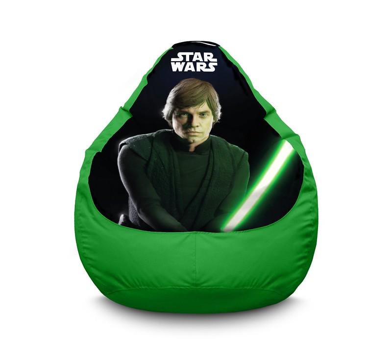 Крісло мішок iPuff Star Wars Luke Skywalker Оксфорд XXL 90х125 см Зелений