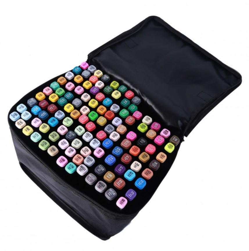 Набір скетч-маркерів двосторонніх YULIN в чохлі 120 шт. (MX-00007292) - фото 8