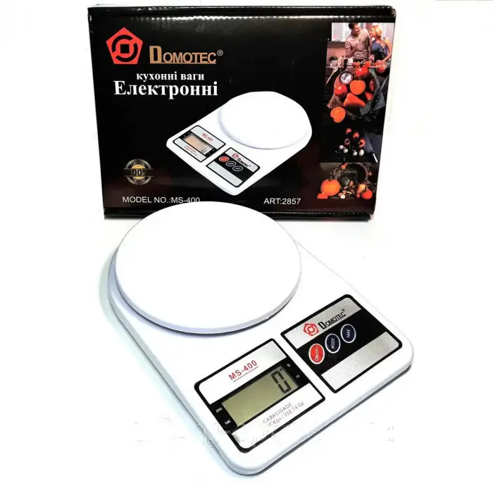 Весы кухонные Domotec MS 400 до 10 кг (27363345)