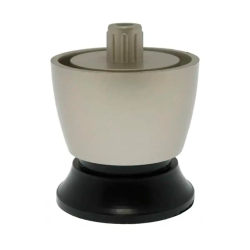 Мебельная ножка регулируемая Sigma 50 мм пластиковая Черный/Сатин (111003)