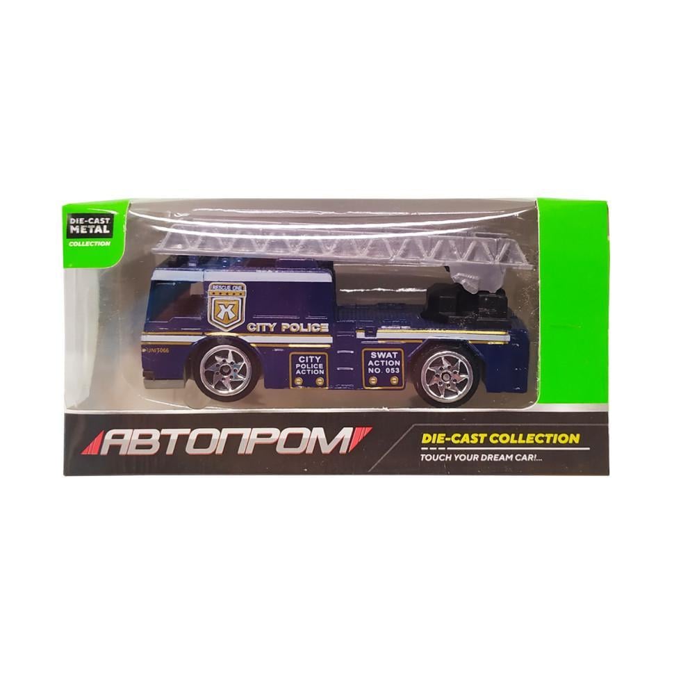 Машинка Автопром металева 7629 1:64 citi з драбиною (RLT26603s35046) Машинка Автопром металева 7629 1:64 citi з драбиною (RLT26603s35046)