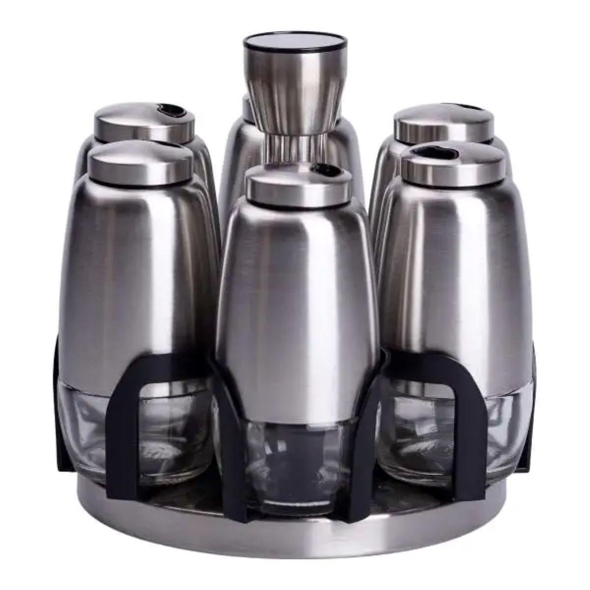 Набір баночок для спецій карусель 6 шт. 15х15х16 см (HP-1300)