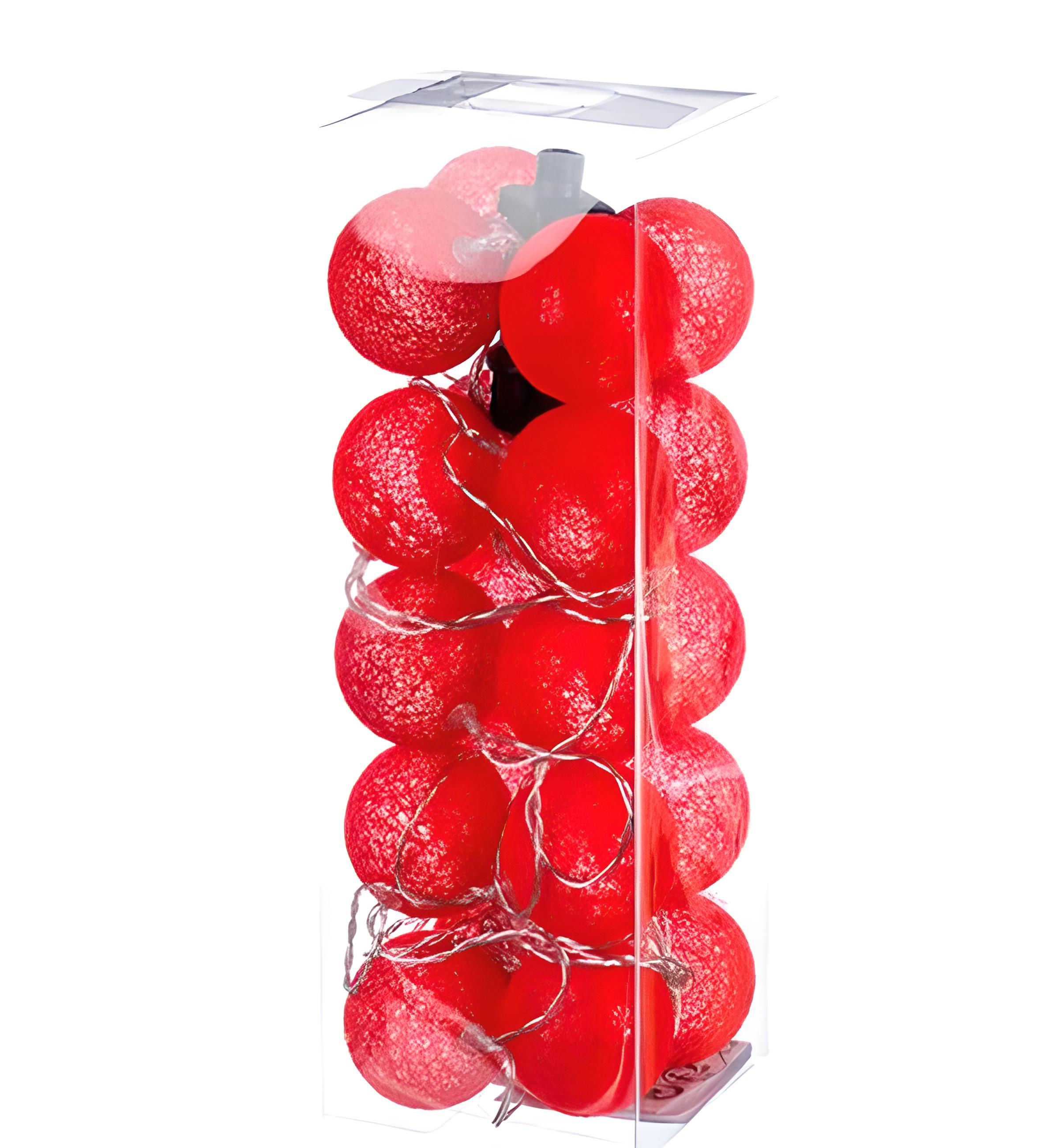 Тайские фонарики 20 шариков Красный