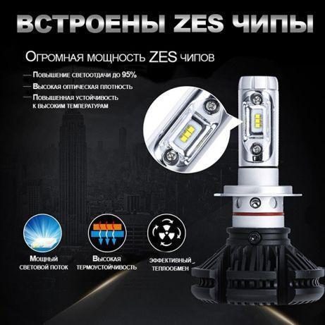 Світлодіодні LED лампи для фар автомобіля X3-H7 - фото 5