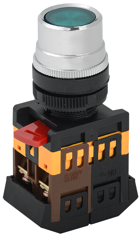 Кнопка управления УЭК ABLF-22 1NO+1NC с подсветкой 22 мм 230V Зеленый неон (BBT10-ABLF-K06) Кнопка управления УЭК ABLF-22 1NO+1NC с подсветкой 22 мм 230V Зеленый неон (BBT10-ABLF-K06)